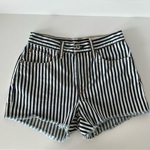 Rag and bone striped shorts